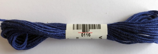Soie dAlger Seidenstickgarn - Farbe 116 kühles blau