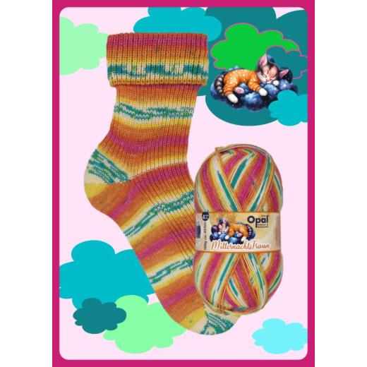 Opal Mitternachtstraum 4-fach - Zu Hause kuscheln (11644)