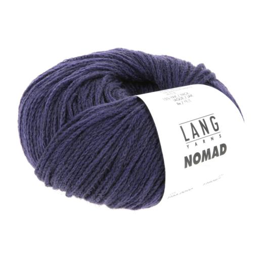 LANG YARNS Nomad - Yak Merino Garn - violett royal (0090)