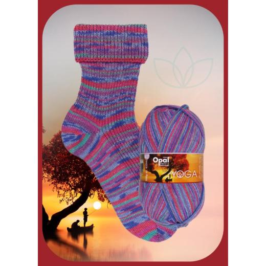 Opal Yoga 4-fach Sockenwolle - Gedankenwelle (11660)