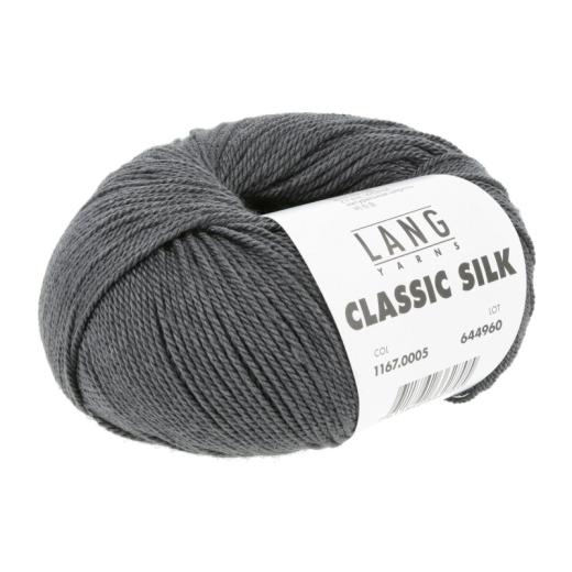 Classic Silk Lang Yarns - dunkelgrau (0005)