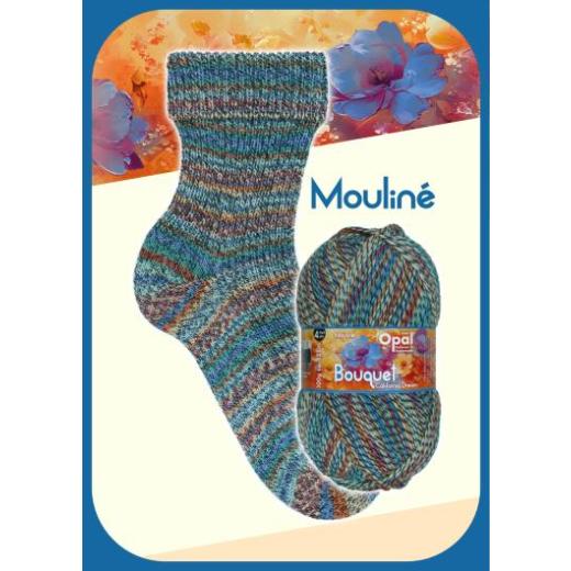 Opal Bouquet Mouliné 4-fach Sockenwolle - California Dream (11681)