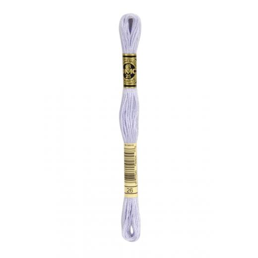 DMC Stickgarn (Sticktwist) - 26 lavendel blass