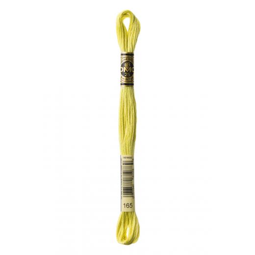 DMC Stickgarn (Sticktwist) - 165 grün leuchtend