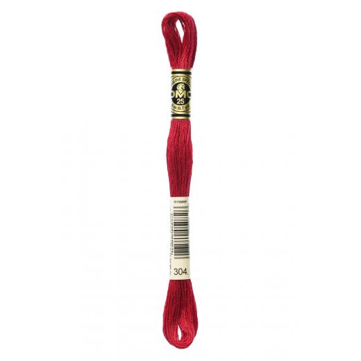 DMC Stickgarn (Sticktwist) - 304 rot mittel