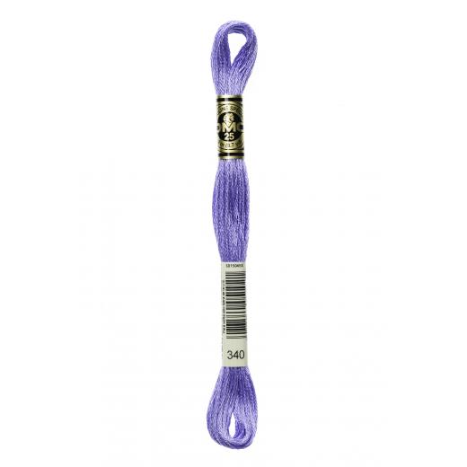 DMC Stickgarn (Sticktwist) - 340 blauviolett mittel