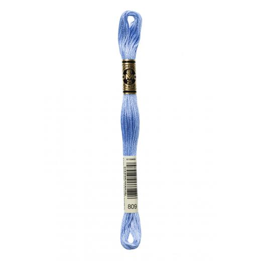 DMC Stickgarn (Sticktwist) - 809 Delfter blau