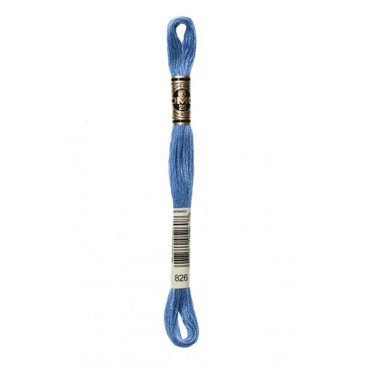 DMC Stickgarn (Sticktwist) - 826 blau mittel