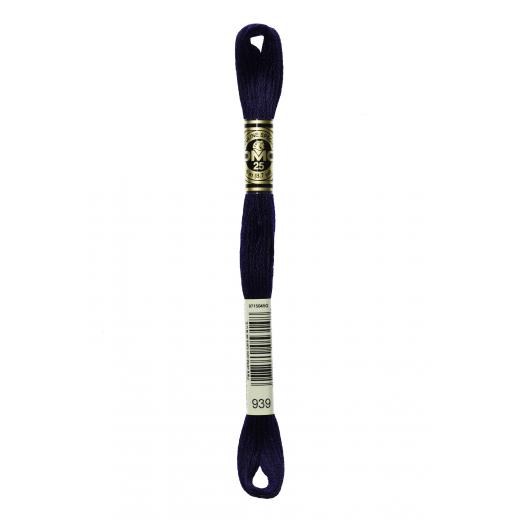 DMC Stickgarn (Sticktwist) - 939 blau sehr dunkel