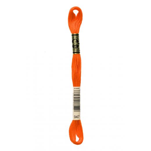 DMC Stickgarn (Sticktwist) - 947 orange