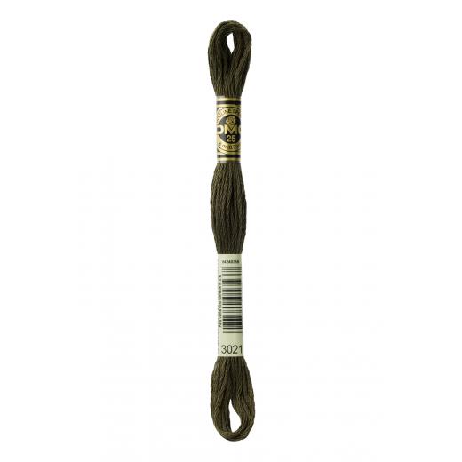 DMC Stickgarn - 3021 braungrau sehr dunkel