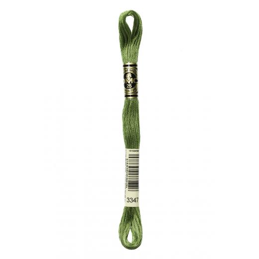 DMC Stickgarn - 3347 gelbgrün mittel