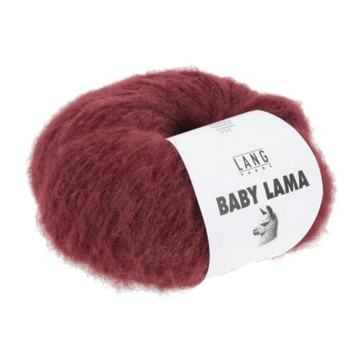 LANG YARNS Baby Lama - weiches Lamagarn - bordeaux (0064)