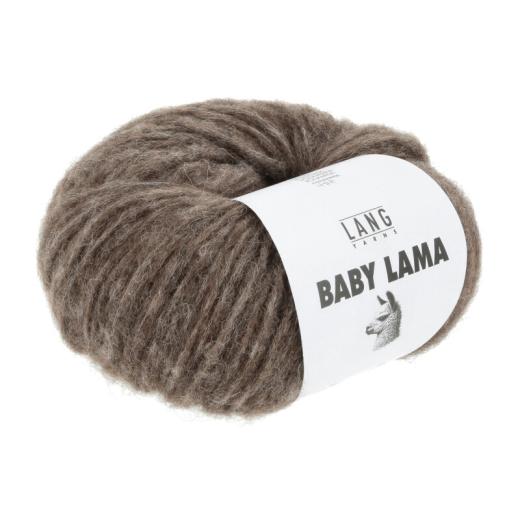 LANG YARNS Baby Lama - weiches Lamagarn - blassbraun (0096)