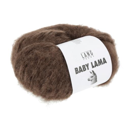 LANG YARNS Baby Lama - weiches Lamagarn - braun (0168)