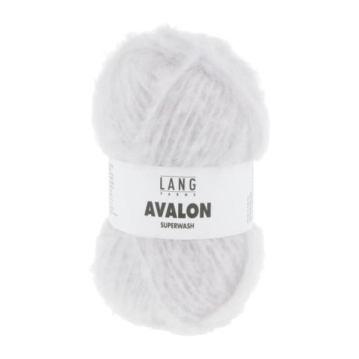 Avalon Lang Yarns - weiß (0001)