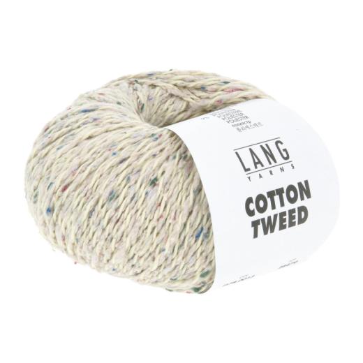 LANG YARNS Cotton Tweed - babygelb (0013)