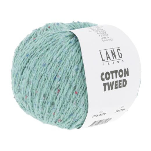 LANG YARNS Cotton Tweed - türkis (0079)