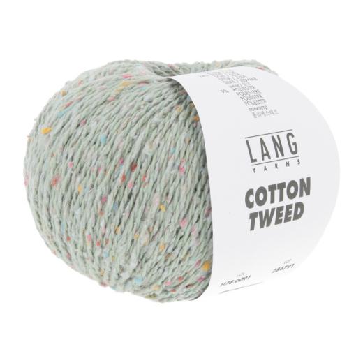 LANG YARNS Cotton Tweed - pastellgrün (0091)