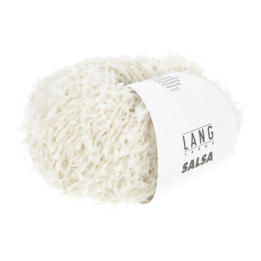LANG YARNS Fluffy 1186 - Flauschiges Beilaufgarn - weiss (0001)