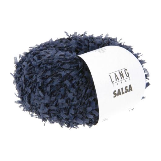 LANG YARNS Fluffy 1186 - Flauschiges Beilaufgarn - navy (0025)