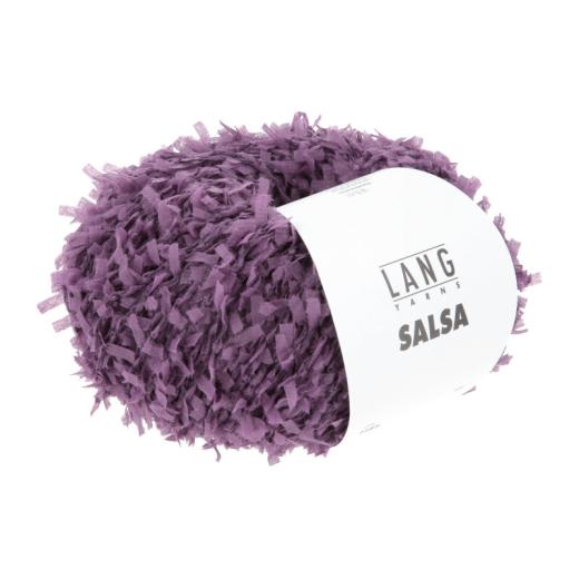 LANG YARNS Fluffy 1186 - Flauschiges Beilaufgarn - aubergine (0080)