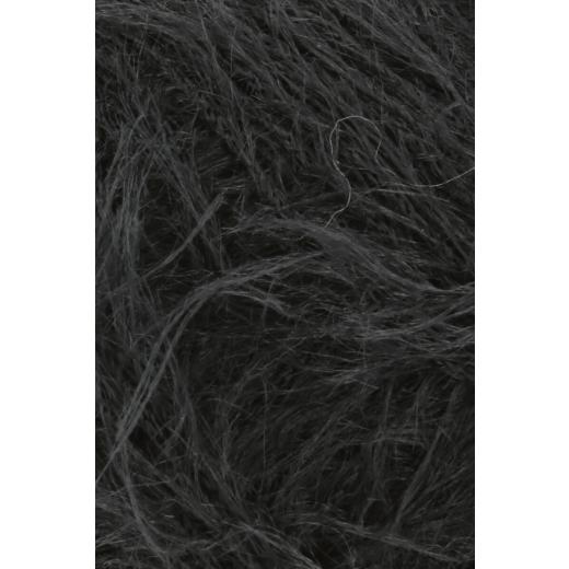 LANG YARNS FLUFFY 1186 - Flauschiges Beilaufgarn - schwarz (0004)