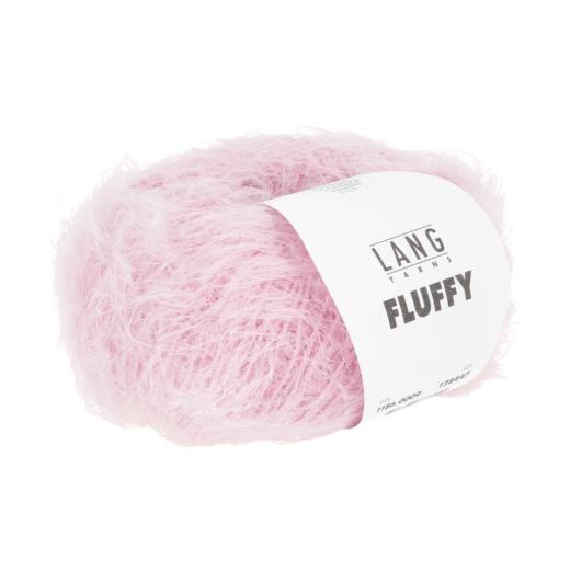 LANG YARNS FLUFFY 1186 - Flauschiges Beilaufgarn - rosa (0009)