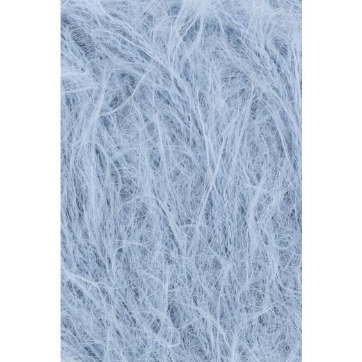 LANG YARNS FLUFFY 1186 - Flauschiges Beilaufgarn - himmelblau (0021)