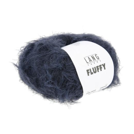 LANG YARNS FLUFFY 1186 - Flauschiges Beilaufgarn - navy (0025)