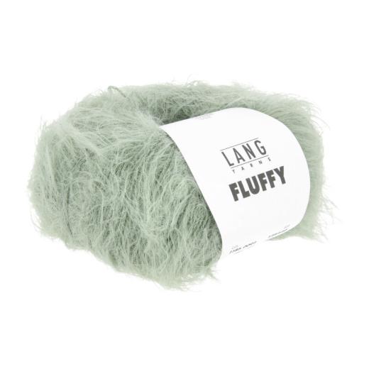 LANG YARNS FLUFFY 1186 - Flauschiges Beilaufgarn - pastellgrün (0091)