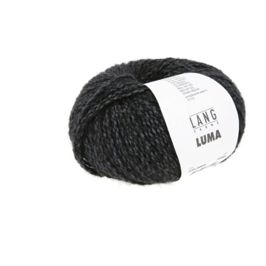 Lang Yarns Luma - Seide, Alpaka & Schurwolle - schwarz (0004)