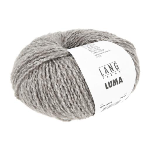 Lang Yarns Luma - Seide, Alpaka & Schurwolle - grau (0024)