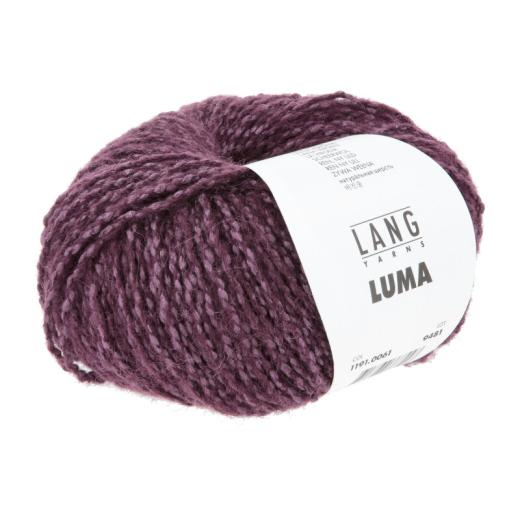 Lang Yarns Luma - Seide, Alpaka & Schurwolle - dunkelrot (0061)