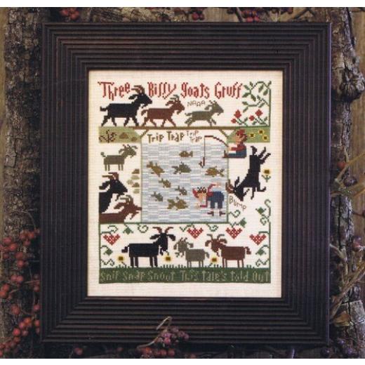Prairie Schooler - 3 Billy Goats Gruff (Stickvorlage)