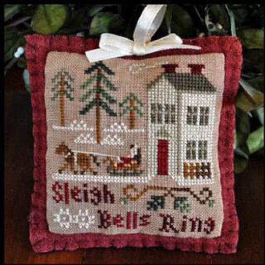Little House Needleworks - 2012 Ornament Sleigh Bells Ring