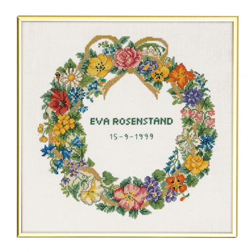 Eva Rosenstand Stickpackung - Jubiläumskranz