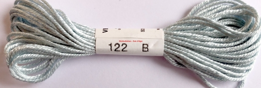 Soie dAlger Seidenstickgarn - Farbe 122 cyan extra