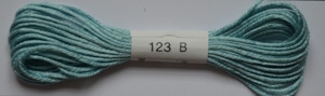 Soie dAlger Seidenstickgarn - Farbe 123 cyan extra