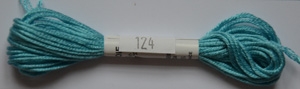 Soie dAlger Seidenstickgarn - Farbe 124 cyan extra