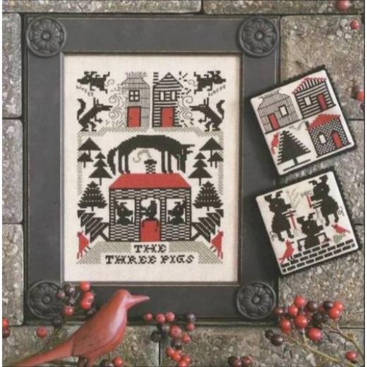 Prairie Schooler - The Three Pigs (Stickvorlage)