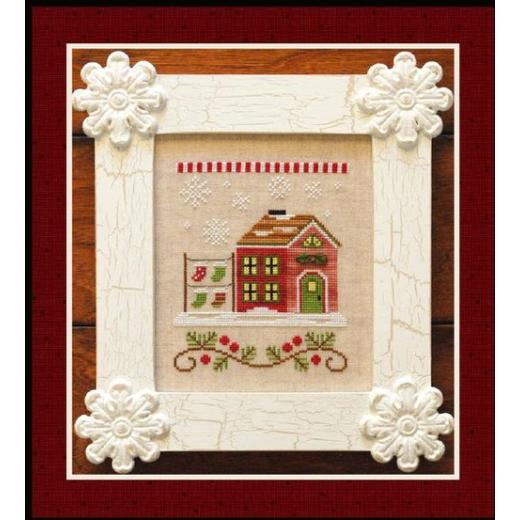 Country Cottage Needleworks - Santas Village 5 Santas Stocking Store