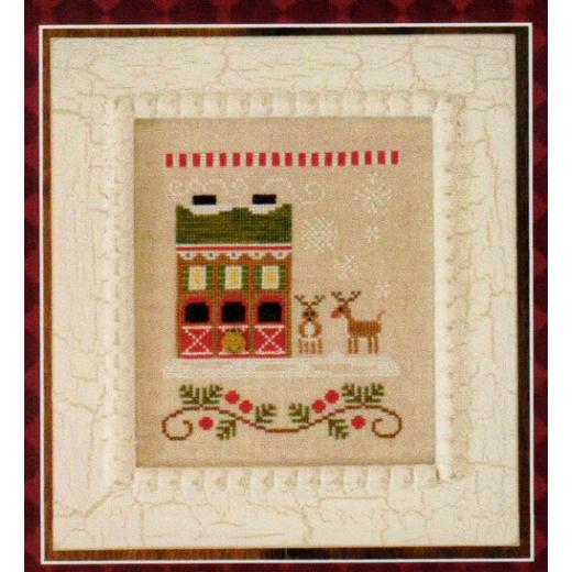 Country Cottage Needleworks - Santas Village 6 Reindeer Stables