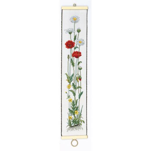 Eva Rosenstand Stickpackung - Band Mohnblumen