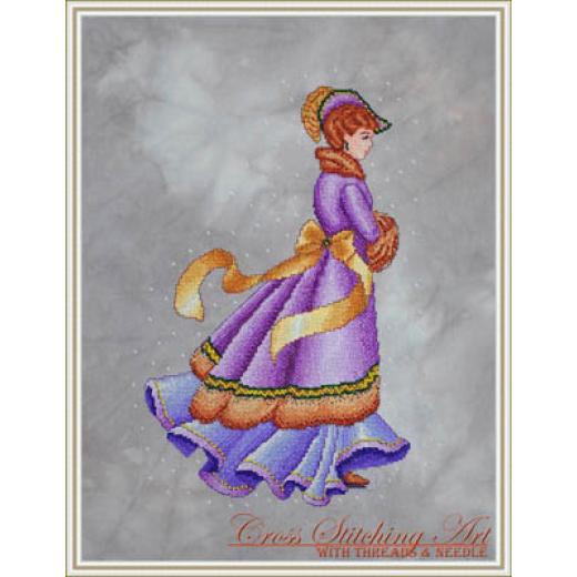 Cross Stitching Art - Winter Elegance