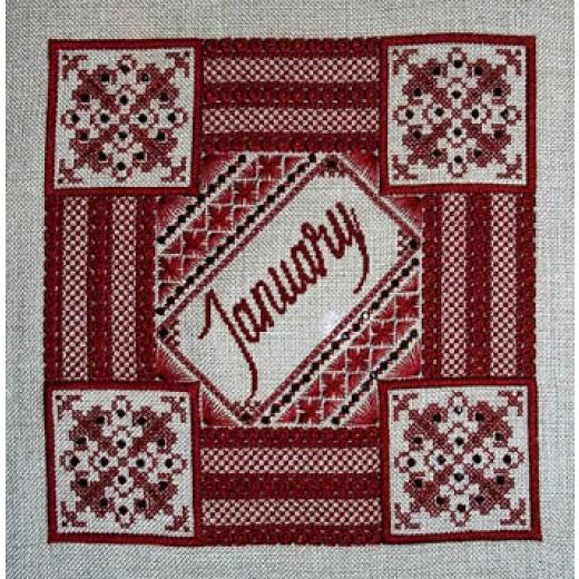 Northern Expressions Needlework - Garnet - January