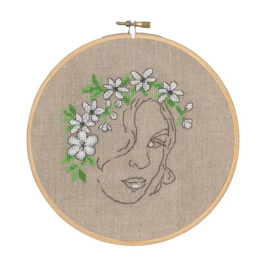 Permin of Copenhagen - Blumen im Haar incl. Stickring