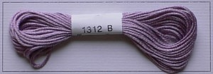 Soie dAlger Au Ver A Soie Seidenstickgarn Farbe 1312 rot violett / lila