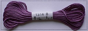 Soie dAlger Seidenstickgarn - Farbe 1314 rot violett / lila