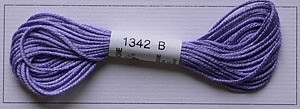 Soie dAlger Seidenstickgarn - Farbe 1342 blau violett